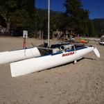 nacra on tahoe beach