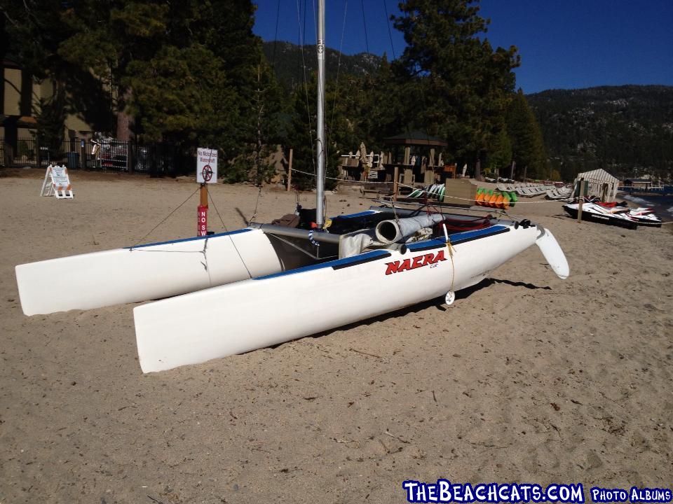 nacra on tahoe beach