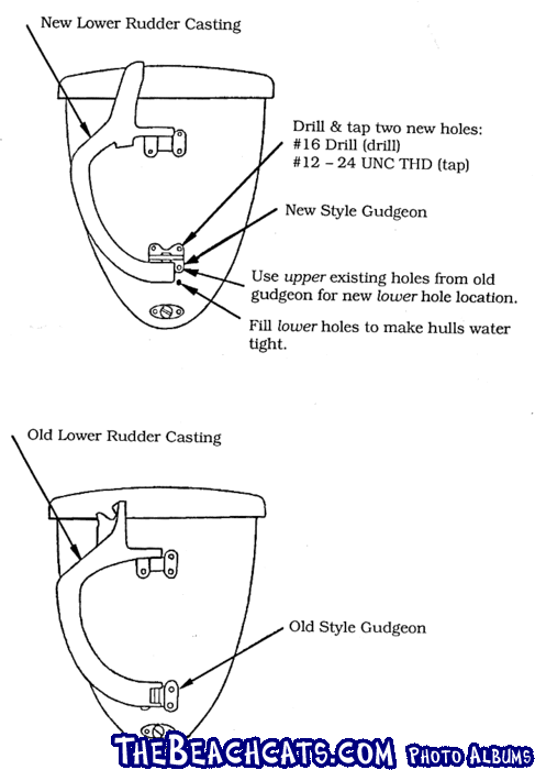 Hobie 18 Rudder Upgrade