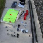 1: Hobie 16 spinnaker kit contents