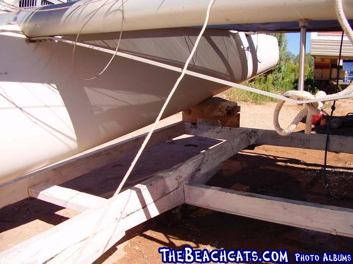 Rear of Beach Trailer