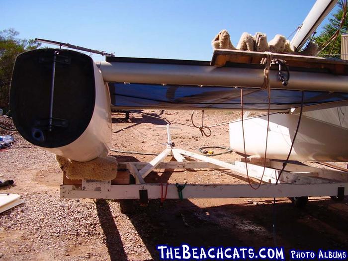 Rear of Beach Trailer