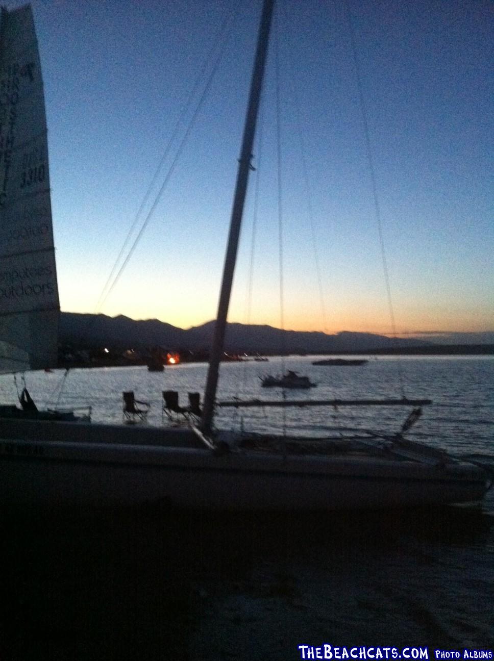 Sunset at Roosevelt Lake