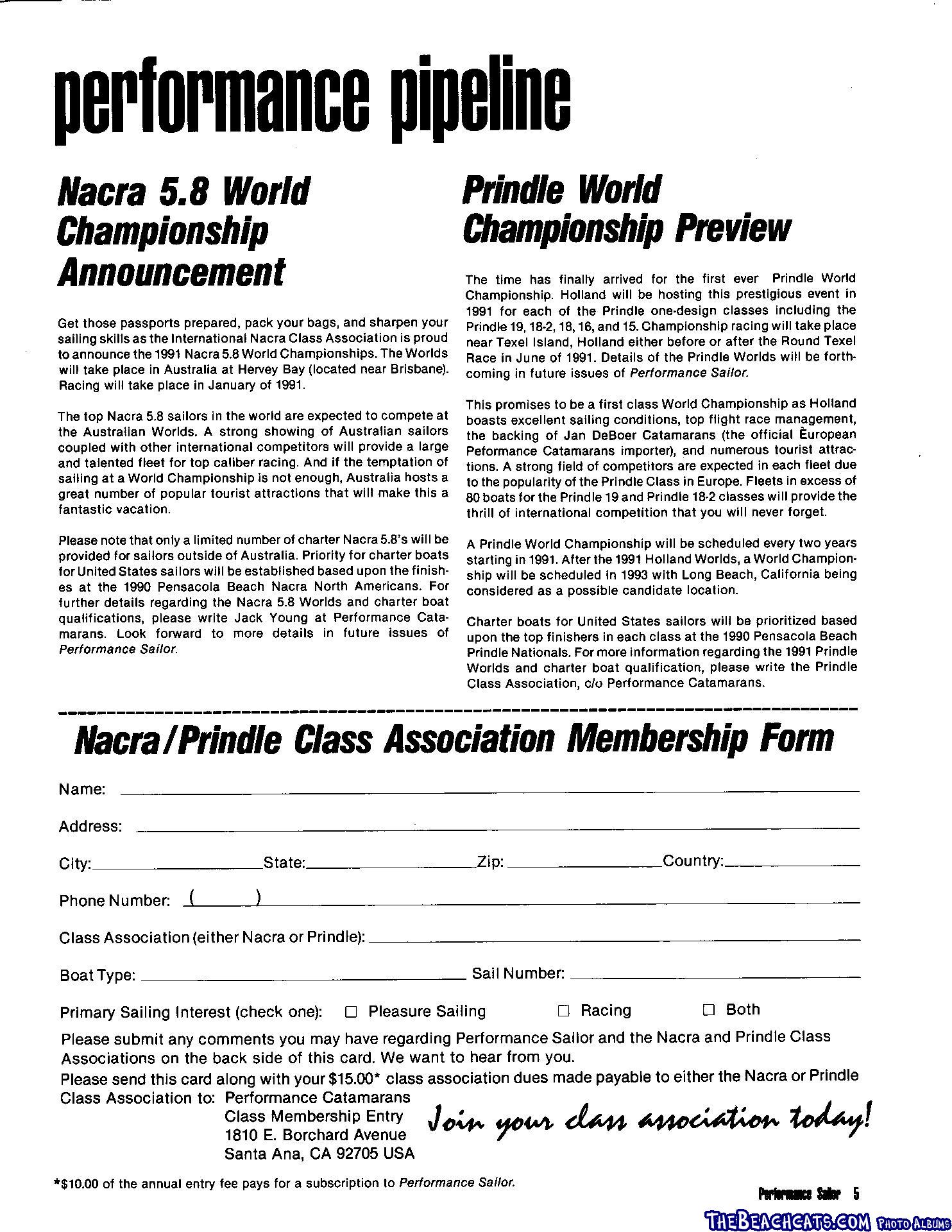 Prindle/NACRA Class Assoc. form