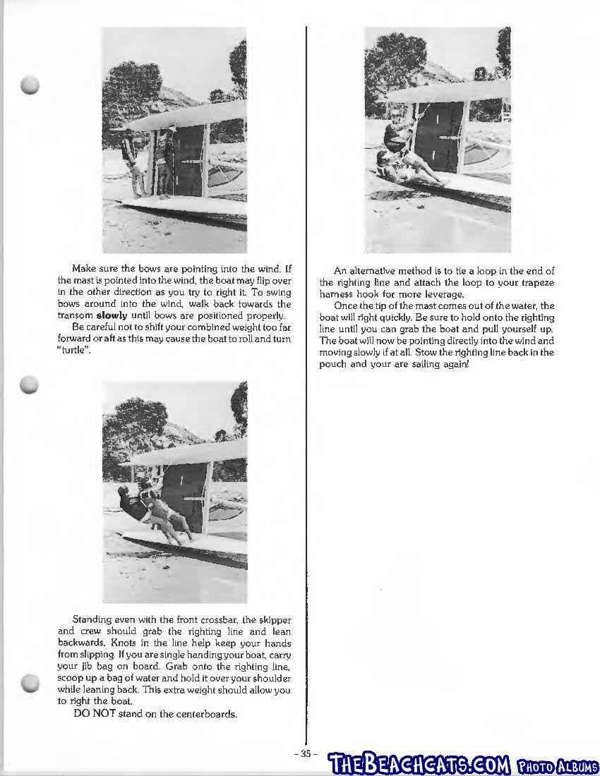 Prindle 18-2 & 19 Manual_Page_35 :: Catamaran Sailboats at TheBeachcats.com