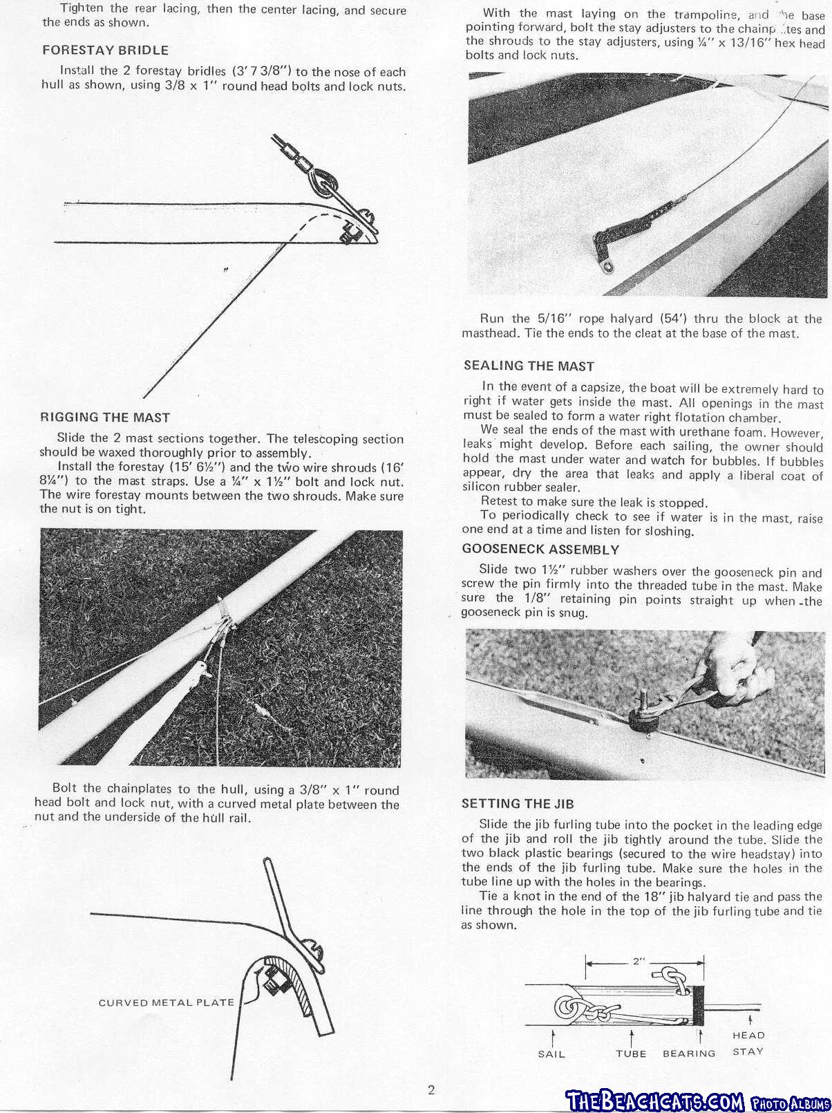 Venture 15 straight hull manual Page 2