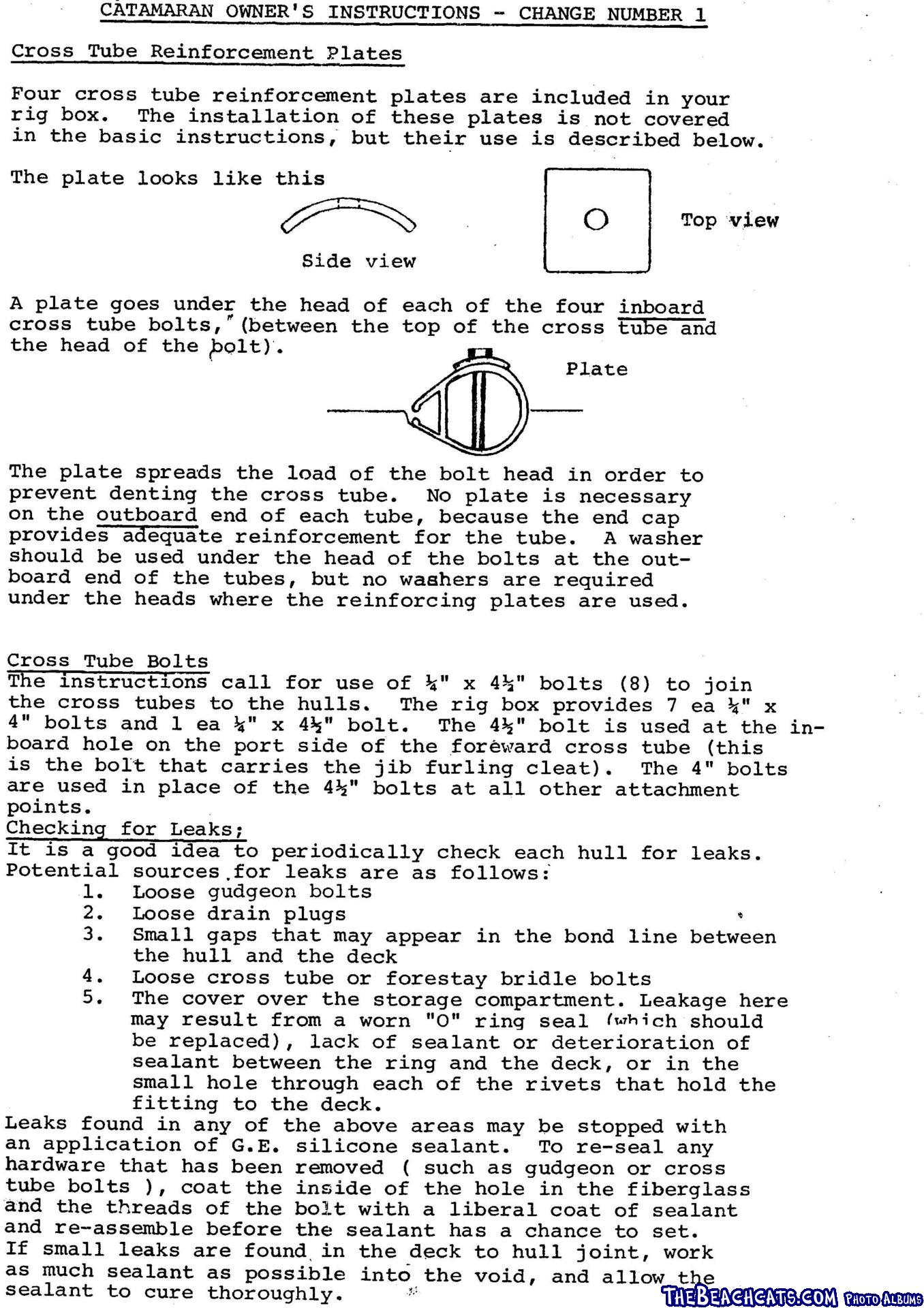 Venture 15 straight hull manual page 7