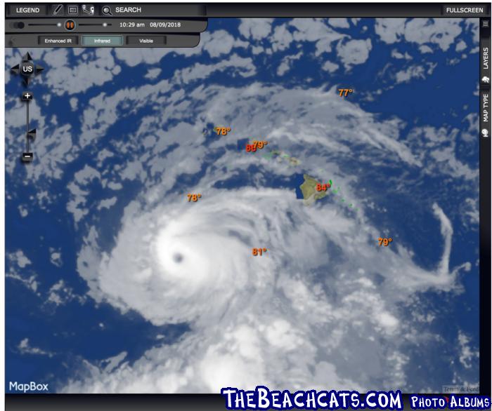 Hurricane Hector Passes