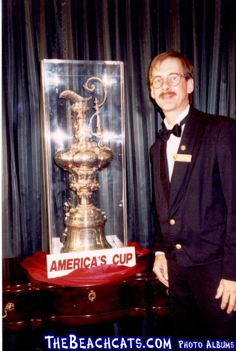 Brian accepting The Cup for Team Goose