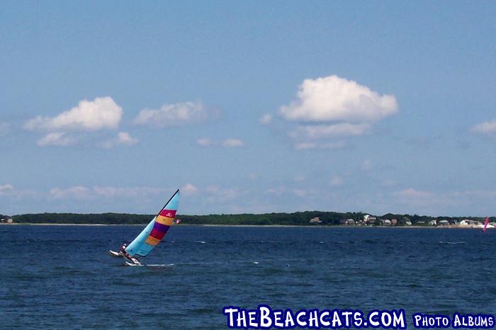 Ray fun sailing at the '04 Buzzard