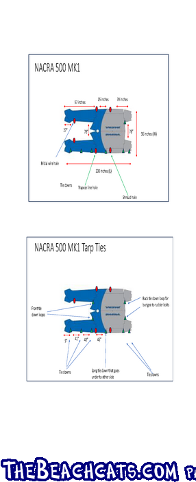 NACRA 500 MK1 measurements