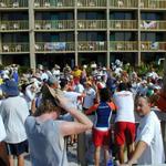 Skippers meeting at the Ramada, this was before everyone got there...