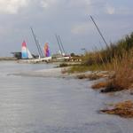 The sound side of Okaloosa Island. This is where the mini events were held (womens, youth, and wave).