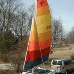 Original logo and sails