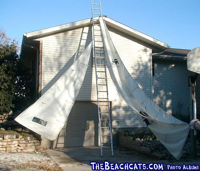 drying sails