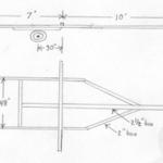 Frame dimensions for Hobie trailer