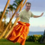 GARY on vacation, never passes up an opportunity to show his well-turned ankles....by Matt
