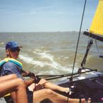 MIKE on HOBIE 18M, Cheney Lake, KS