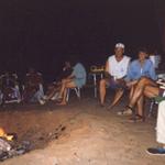 Campfire on Pirates Cove Beach, KS