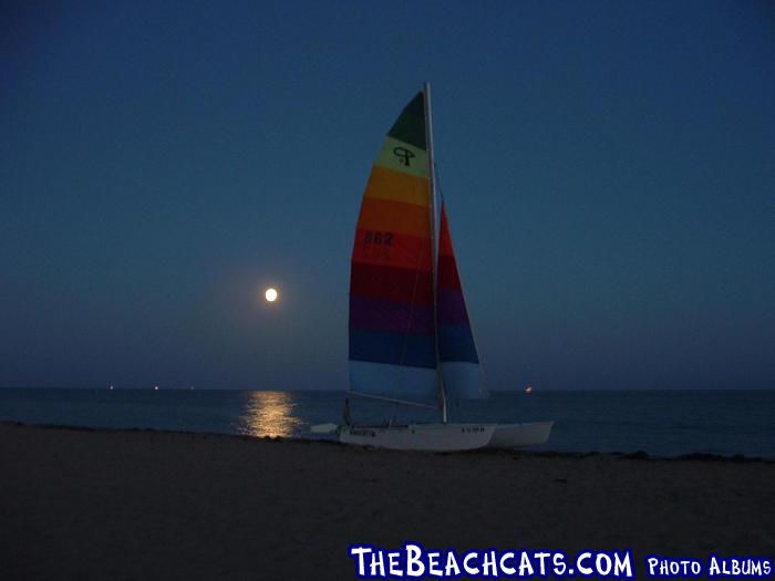 moon rise S.B.cat beach