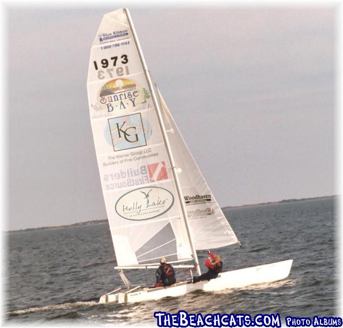 last sail of 2003, kc on the wire,  off berkley island.