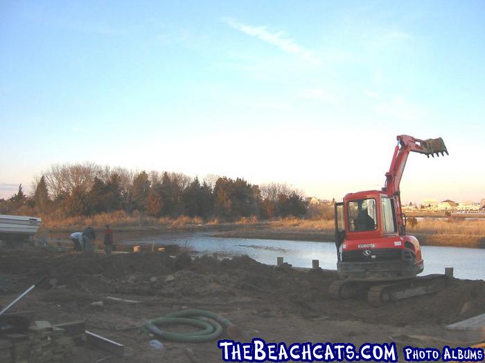 building the new bulkhead