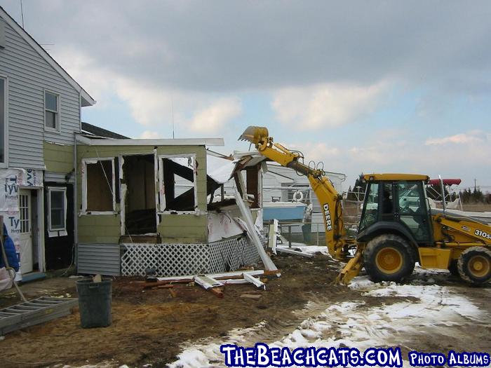 removing the old sunroom