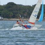 Screamin' reach off Dunedin Causeway, FL.  Dart 18