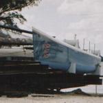 Stars & Stripes in dry dock, Fort Myers,Fl 10/03.