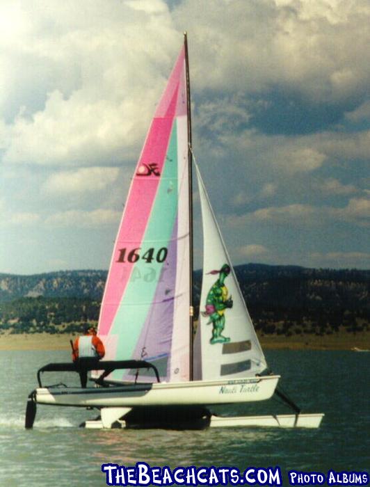 Nauti Turtle H-17 Storrie Lake New Mexico, Hobie Fleet 48