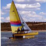 TrtlDave & Donna H-18 Heron Lake New Mexico, Hobie Fleet 48