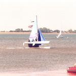 3 up on a Hobie 18 - Lake Hefner Oklahoma