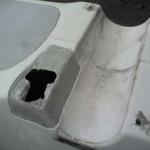 Nacra 5.8 Fiberglass Repair