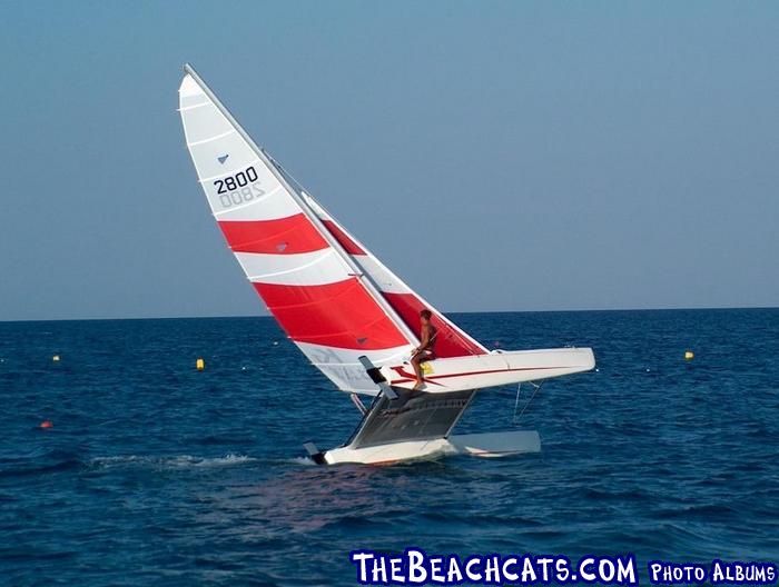 TopCat hull flying action in Antalya