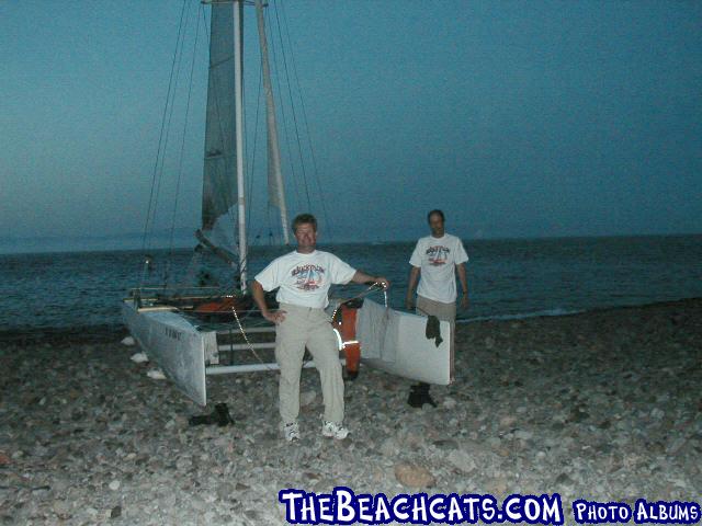 Gary and Bill on Santa Cruz Island, CA