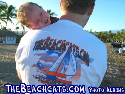 A-Bay on the Island of Hawaii and Youngest Beachcats Member