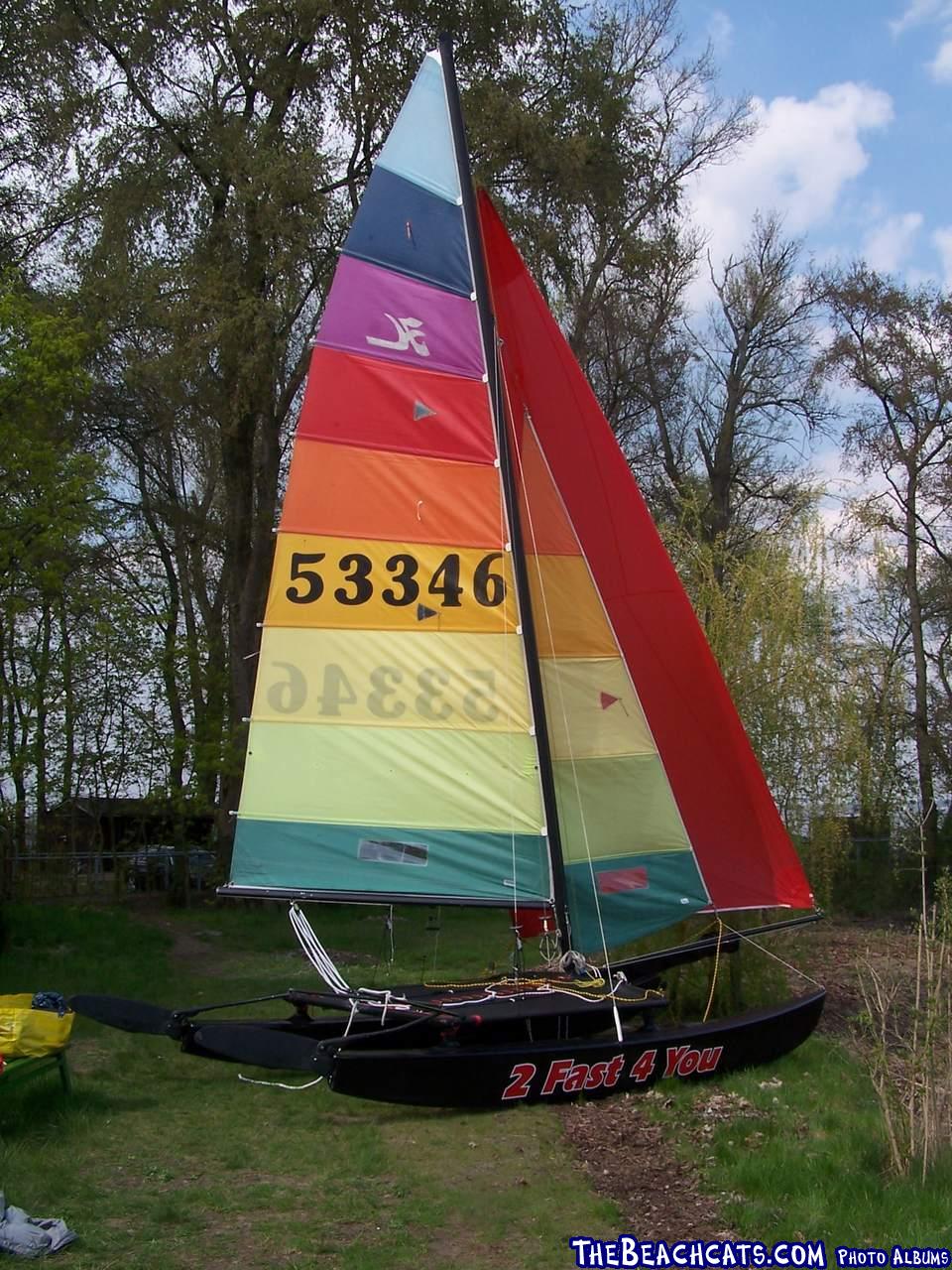 !!!!!!!GERMAN HOBIE 16 WITH SPI KIT!!!!!IT`S A ROCKET:::::