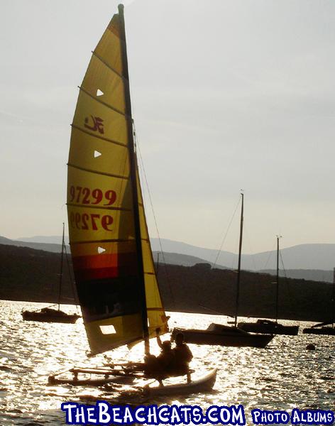 Sunset from El Atazar lake, Madrid, Spain