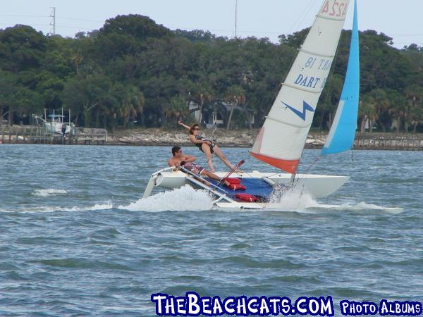 Screamin' reach off Dunedin Causeway, FL.  Dart 18