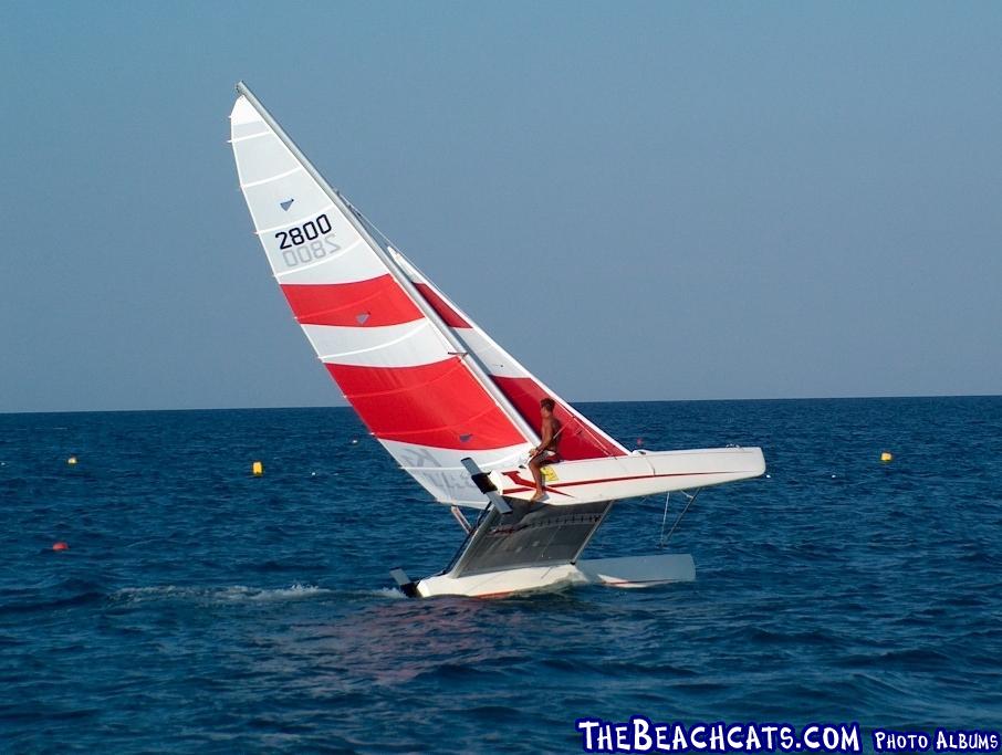 TopCat hull flying action in Antalya