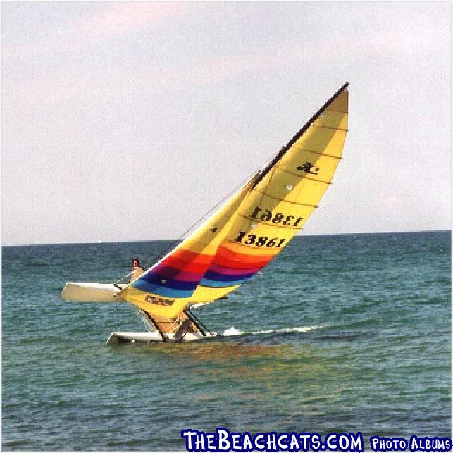 Rick & his H18 off Presque Isle