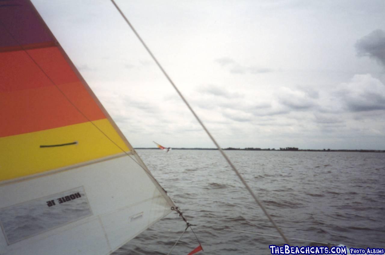 Hobie 18M Going Over