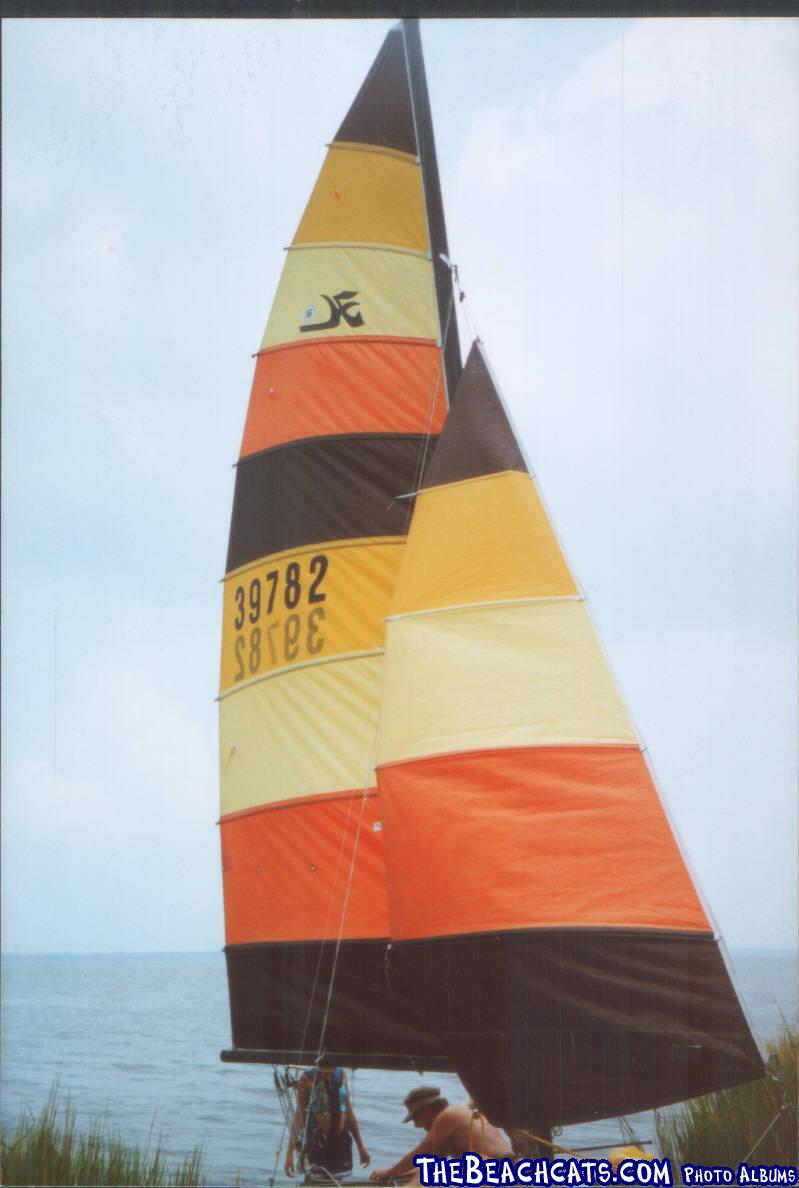 Hobie 16 sail pattern, Keoke.