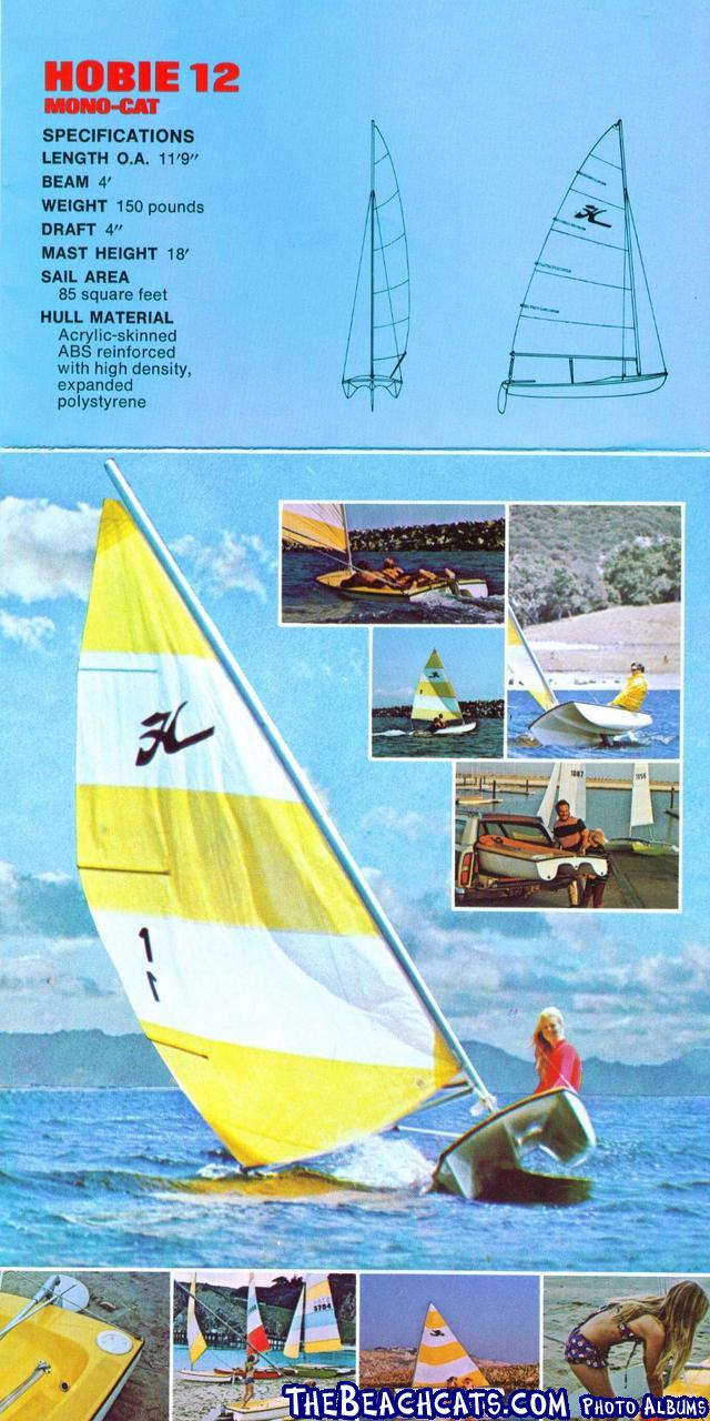 1973 Hobie 12 Monocat Colors