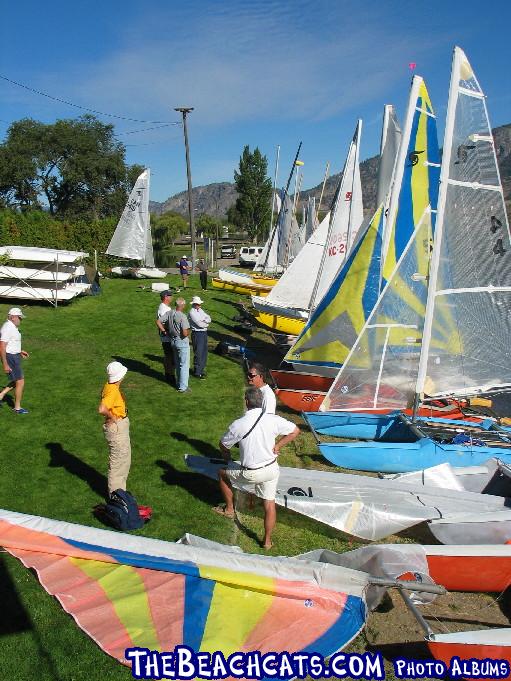 some of the 25+ boats on the beach