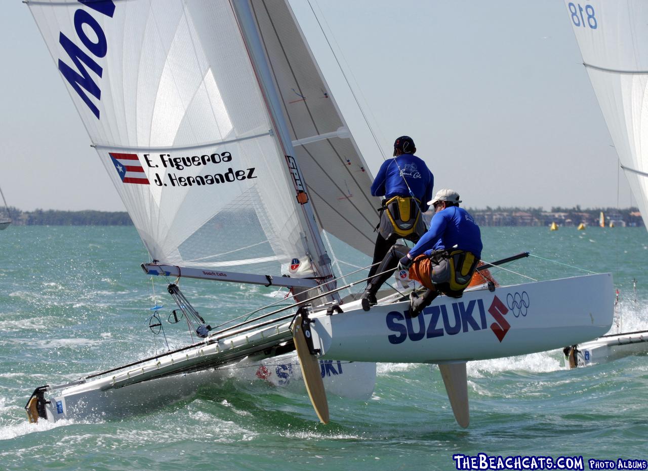 Tornado class sailors Enrique  Figueroa and Jorge Hernandez