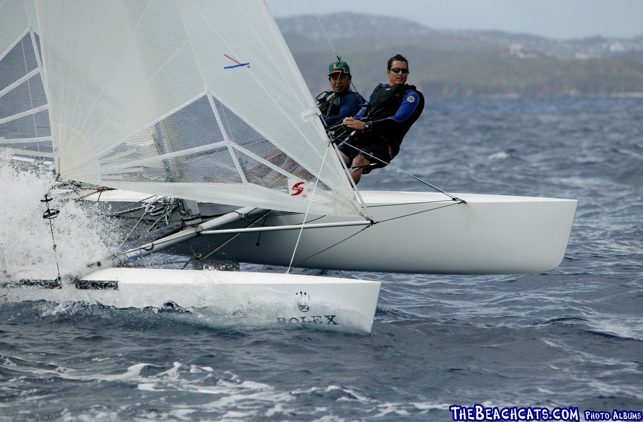 Mark Chong and crew on the Prindle 19 BLAME IT ON RHEA