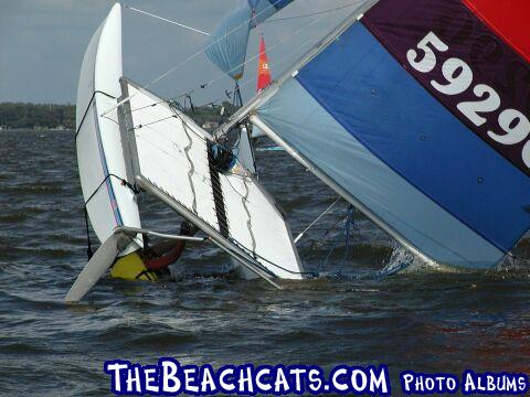 PAUL with HOBIE Coming Over - Finish Line