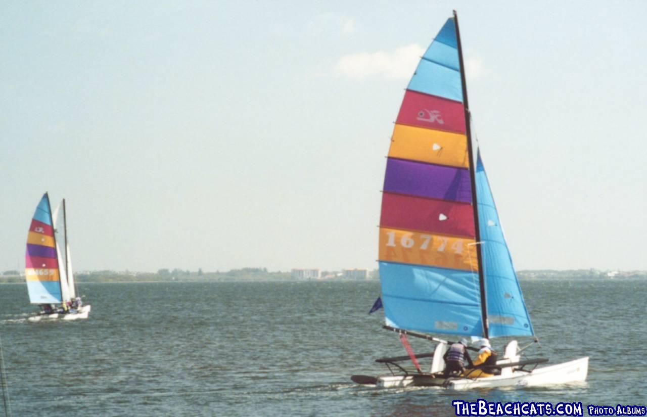 Cindi and FLoyd Hobie 18M