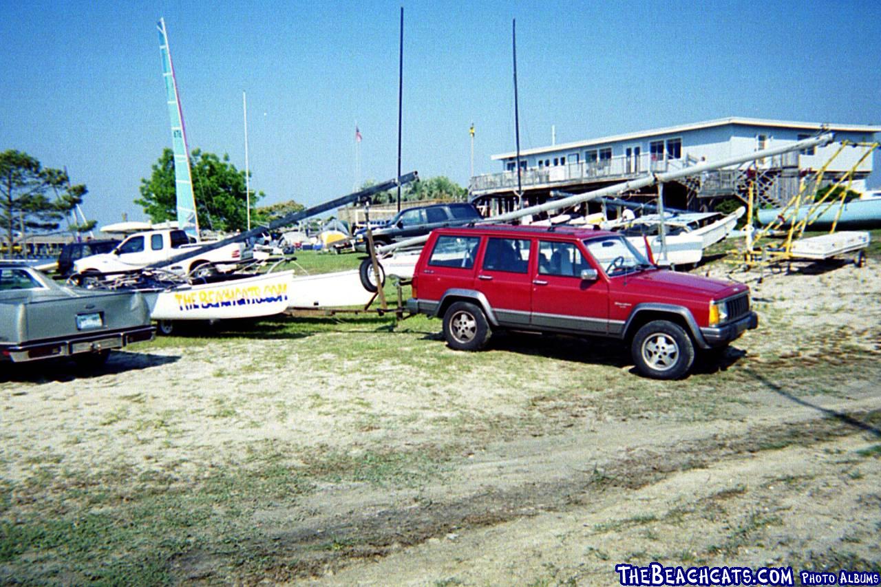 Ready to step the mast on TheBeachcats.com